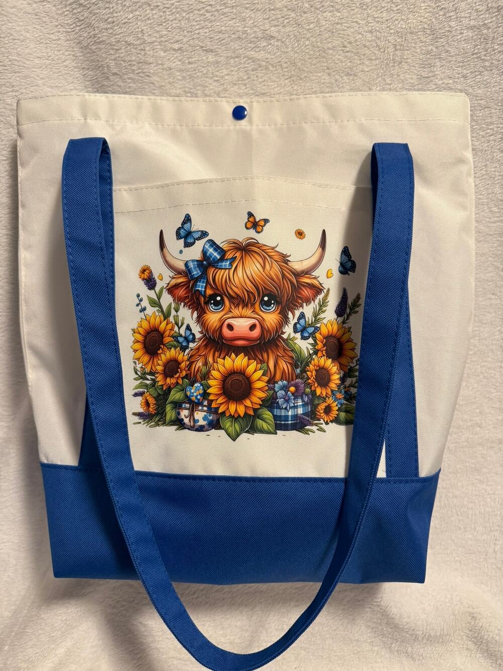 Blue Country Tote Bag